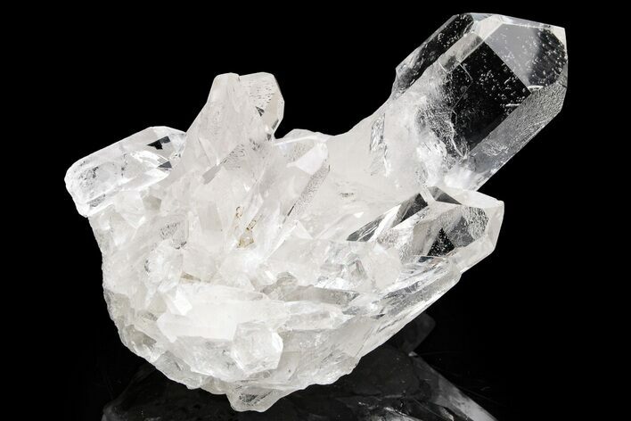 Clear Quartz Crystal Cluster - Brazil #237834
